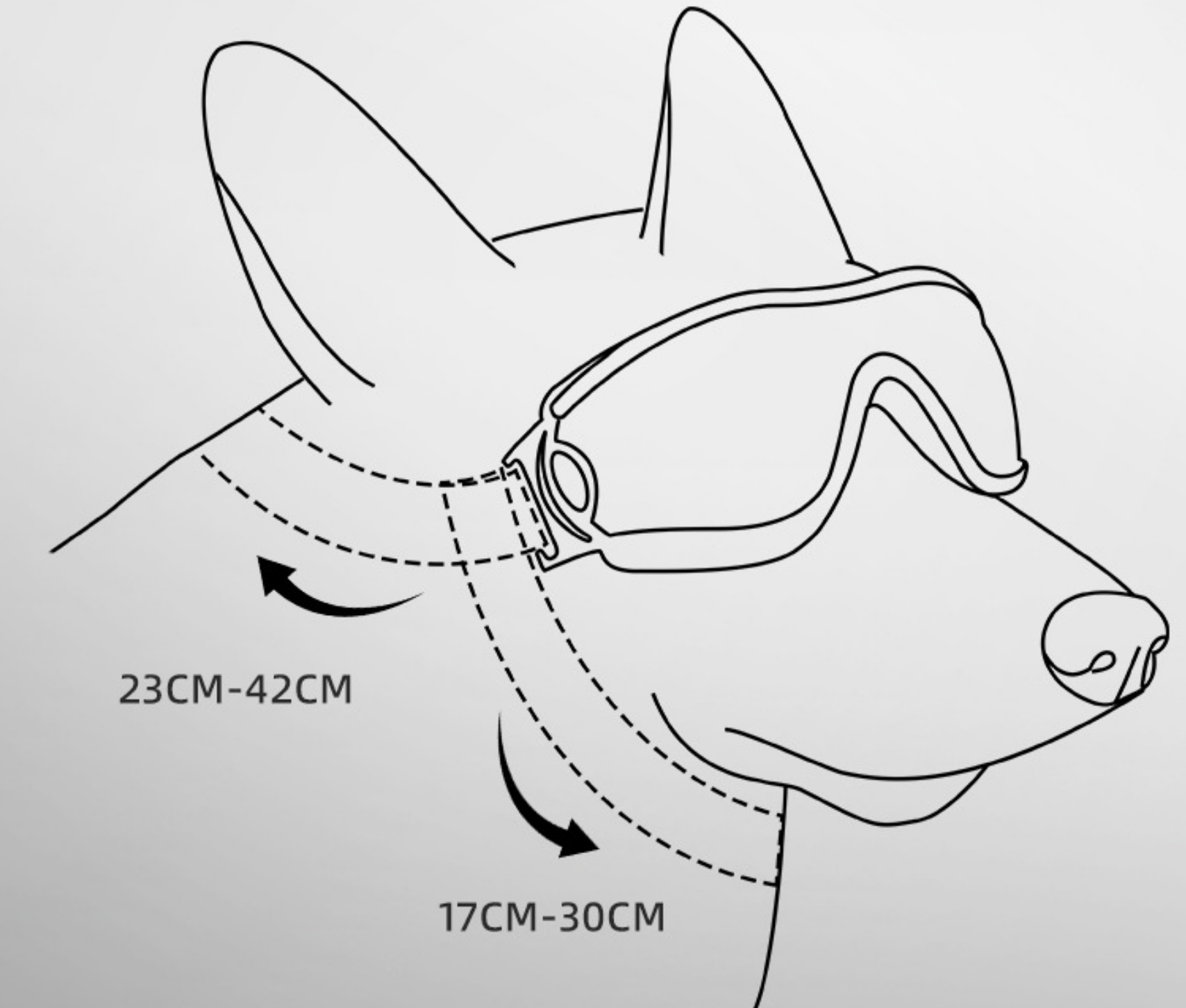 Bendable & Adjustable Safety Pet Goggles Dog Sunglasses for Outdoor UV Eye Protection - Image 4